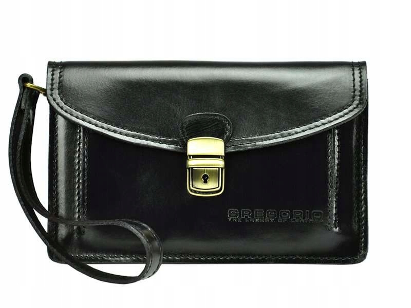 Pánská taška Gregorio 212 Kožená Černá Klasická