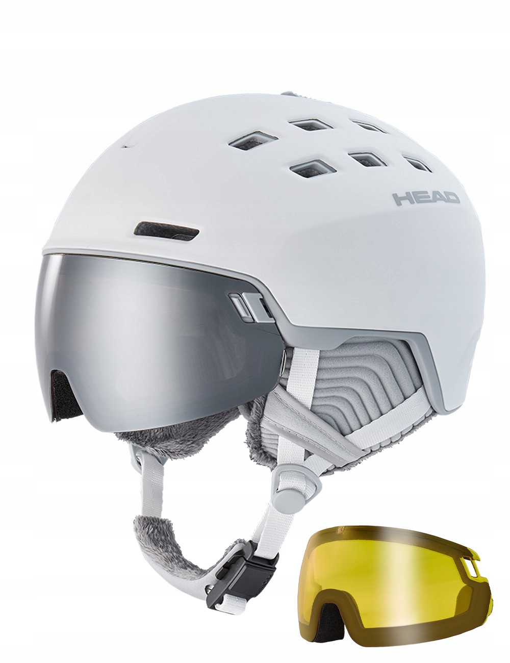 Dámská lyžařská přilba s sklem Head Rachel 5K sklo v sadě M/L