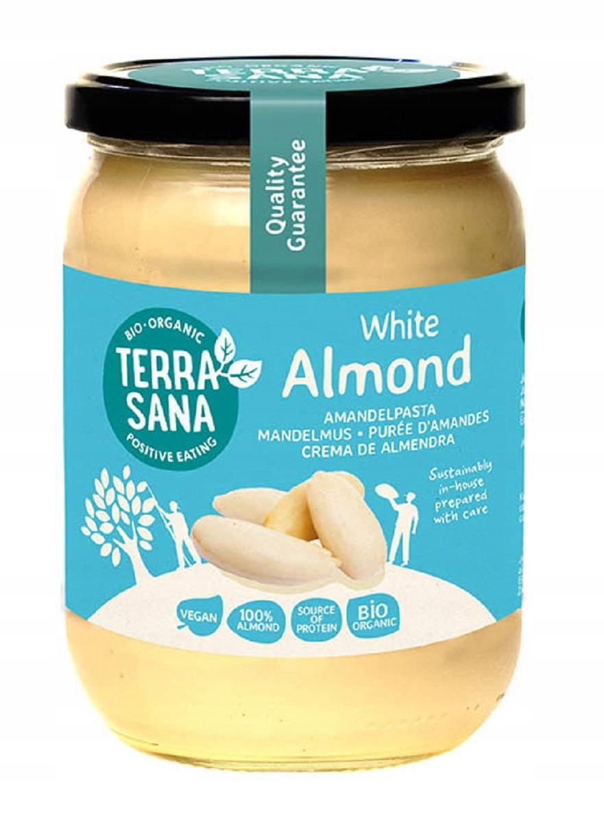 Levně Krém Z Blanšírovaných Mandlí 100 % Bio 500 g Terrasana