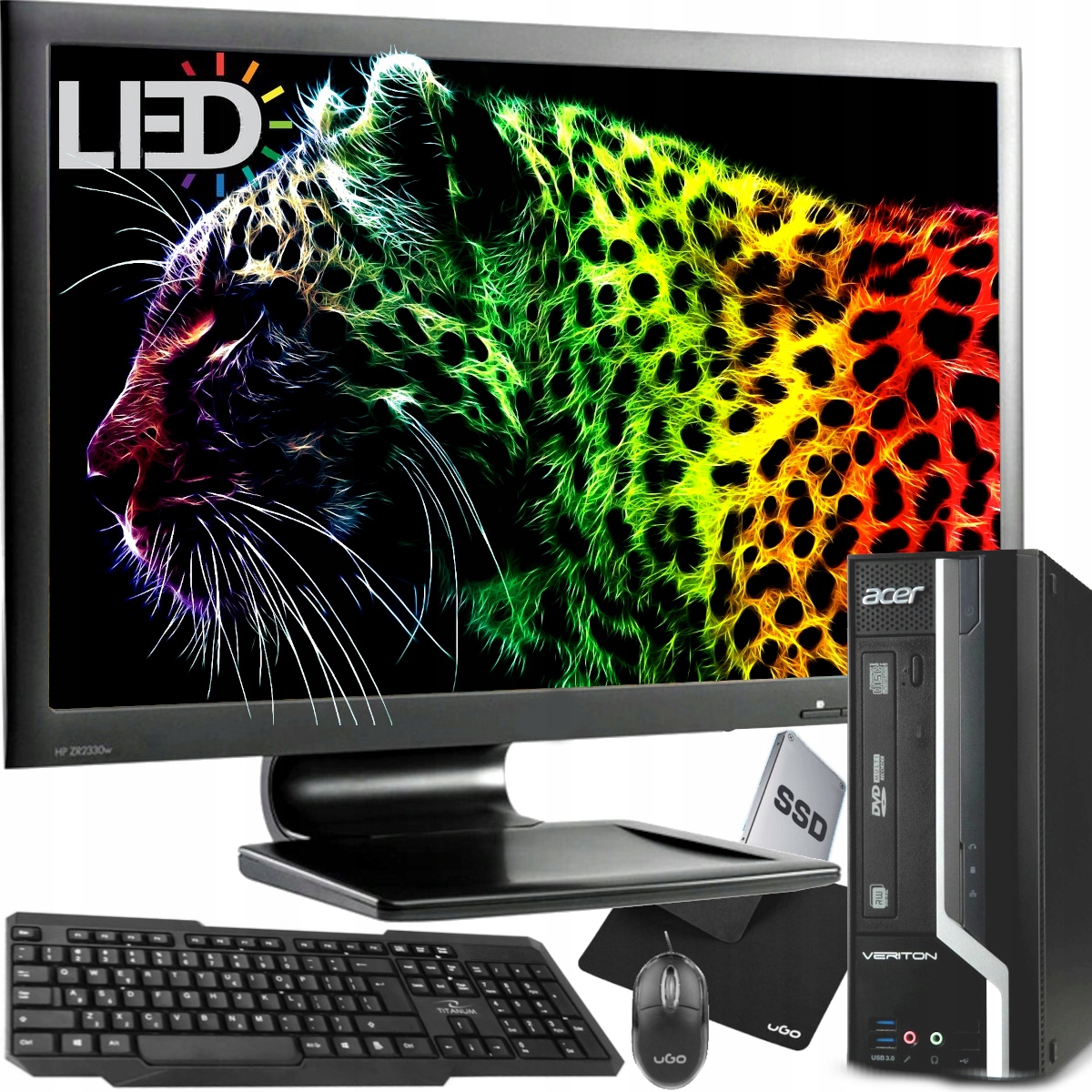 ZESTAW KOMPUTEROWY X6630G i5 8/240SSD LED 23'' W11
