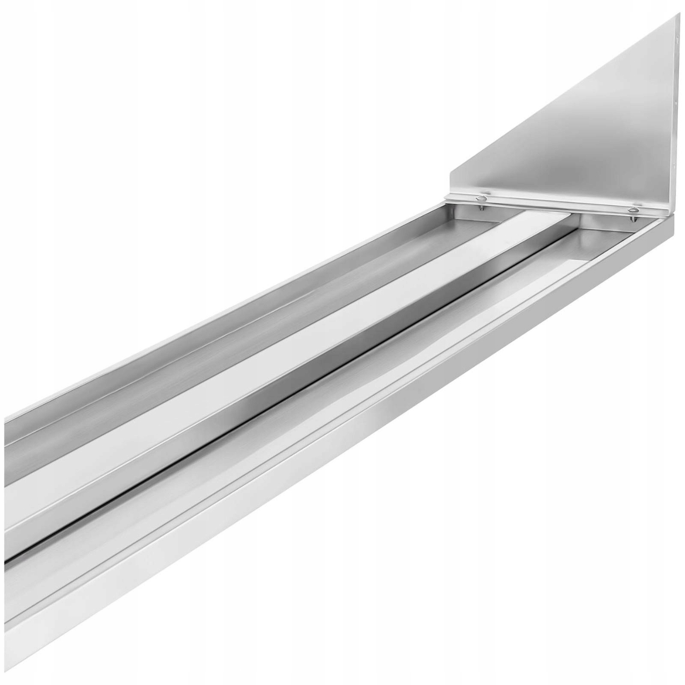 PÓŁKA WISZĄCA ŚCIENNA METALOWA 90x30 cm NIERDZEWNA Kod producenta 10010369