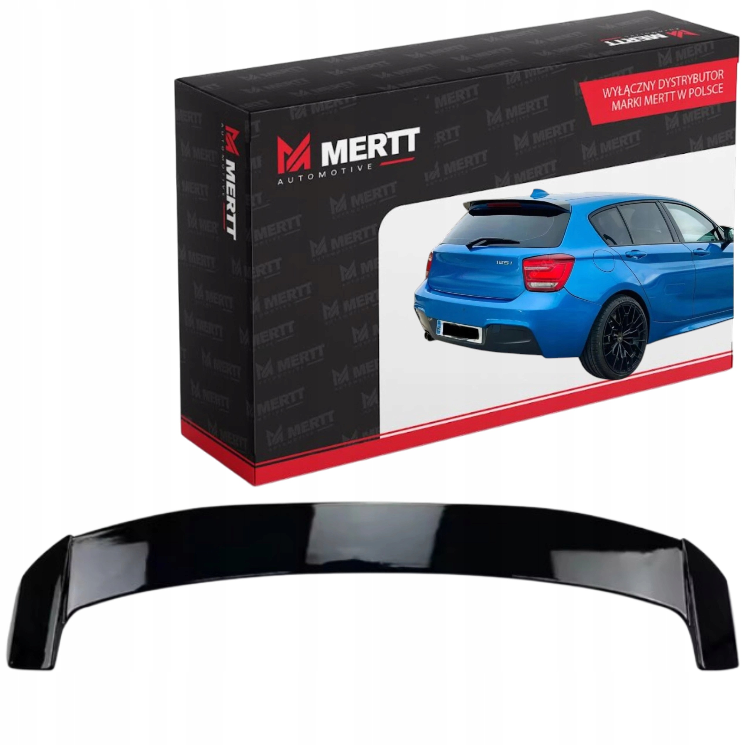 Spoiler Lotka Bmw F20 F21 Černý Lesk Spojler Nástavec na klapku Stříška