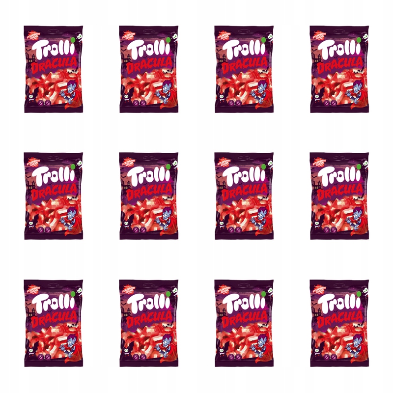 Trolli Dracula Żelki o smaku owocowym 200g X12