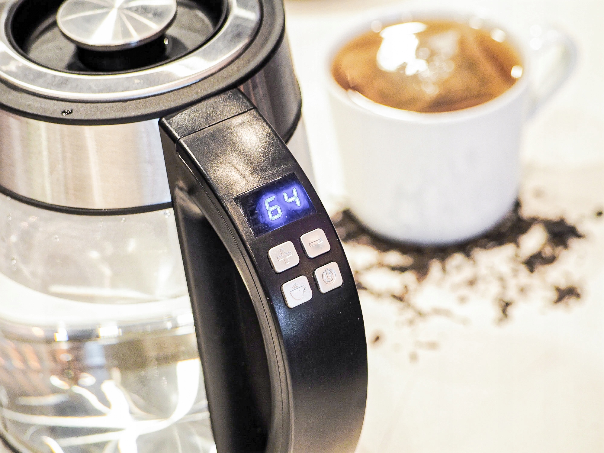 CZAJNIK ELEKTRYCZNY SZKLANY LED 1,7 ZMIANA KOLORÓW Model 68173