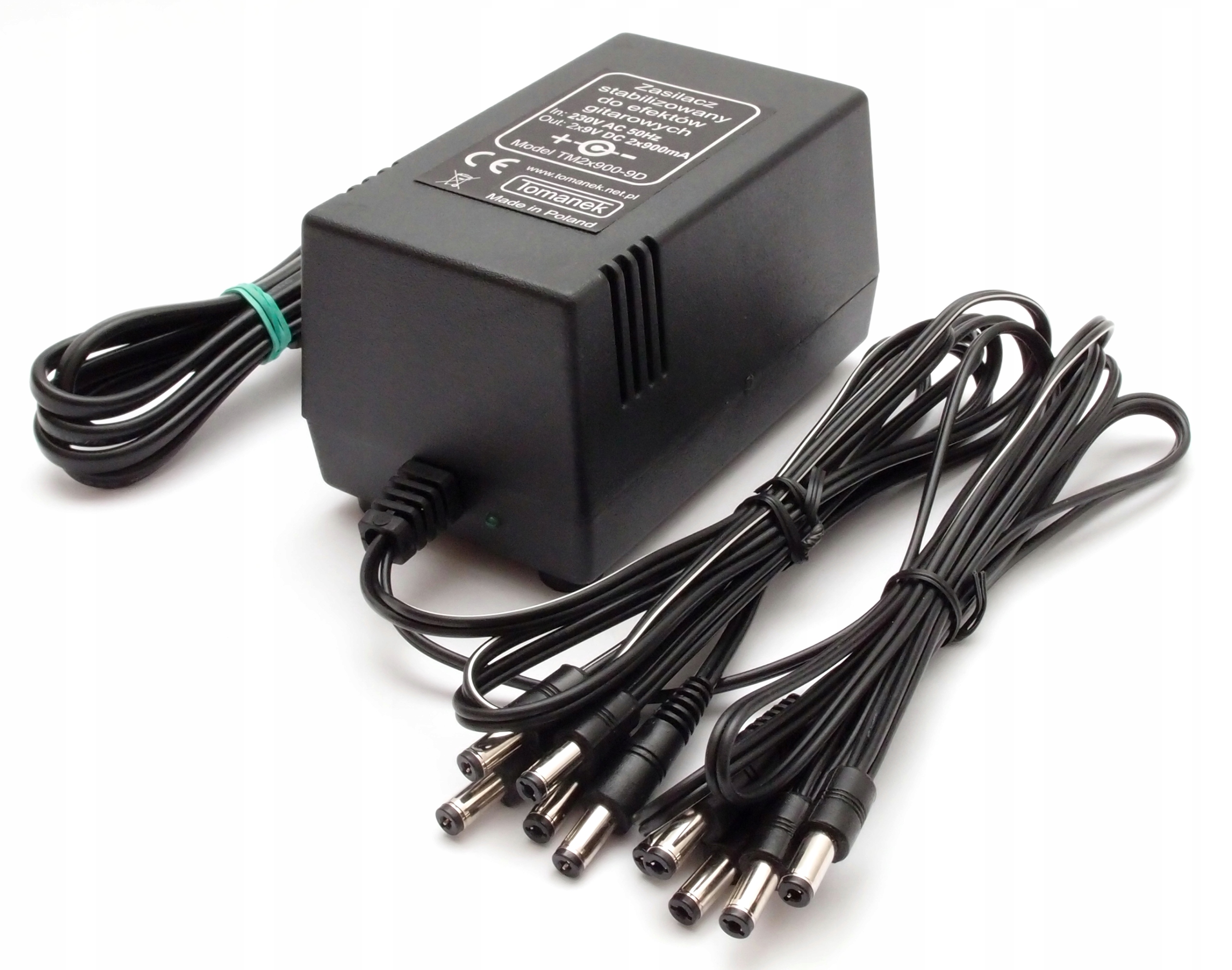 TOMANEK ZASILACZ 10 EFEKTÓW 9V DC do pętli efektów