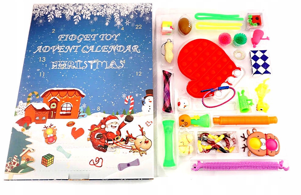 

Kalendarz Adwentowy Fidget Toys Mystery Box Pop It