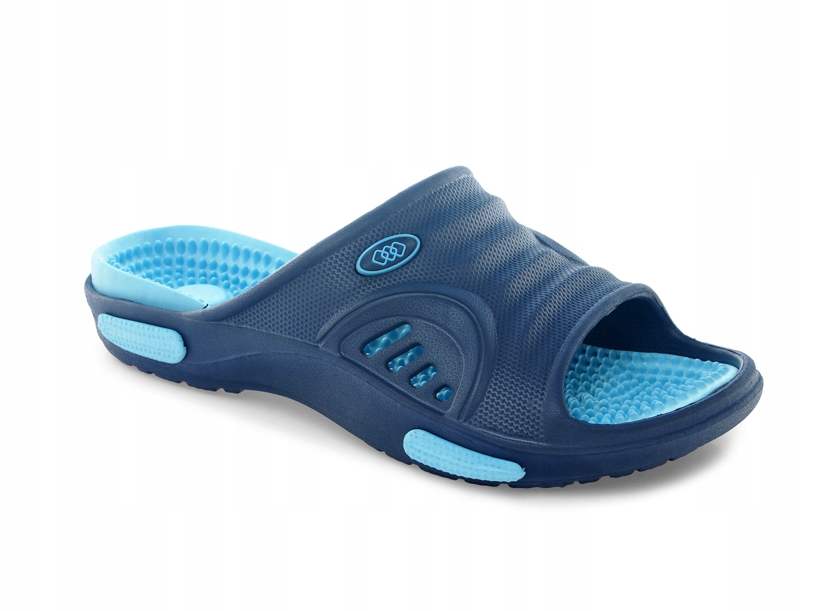 

Klapki męskie z masażem fakirki basenowe Błękit 43