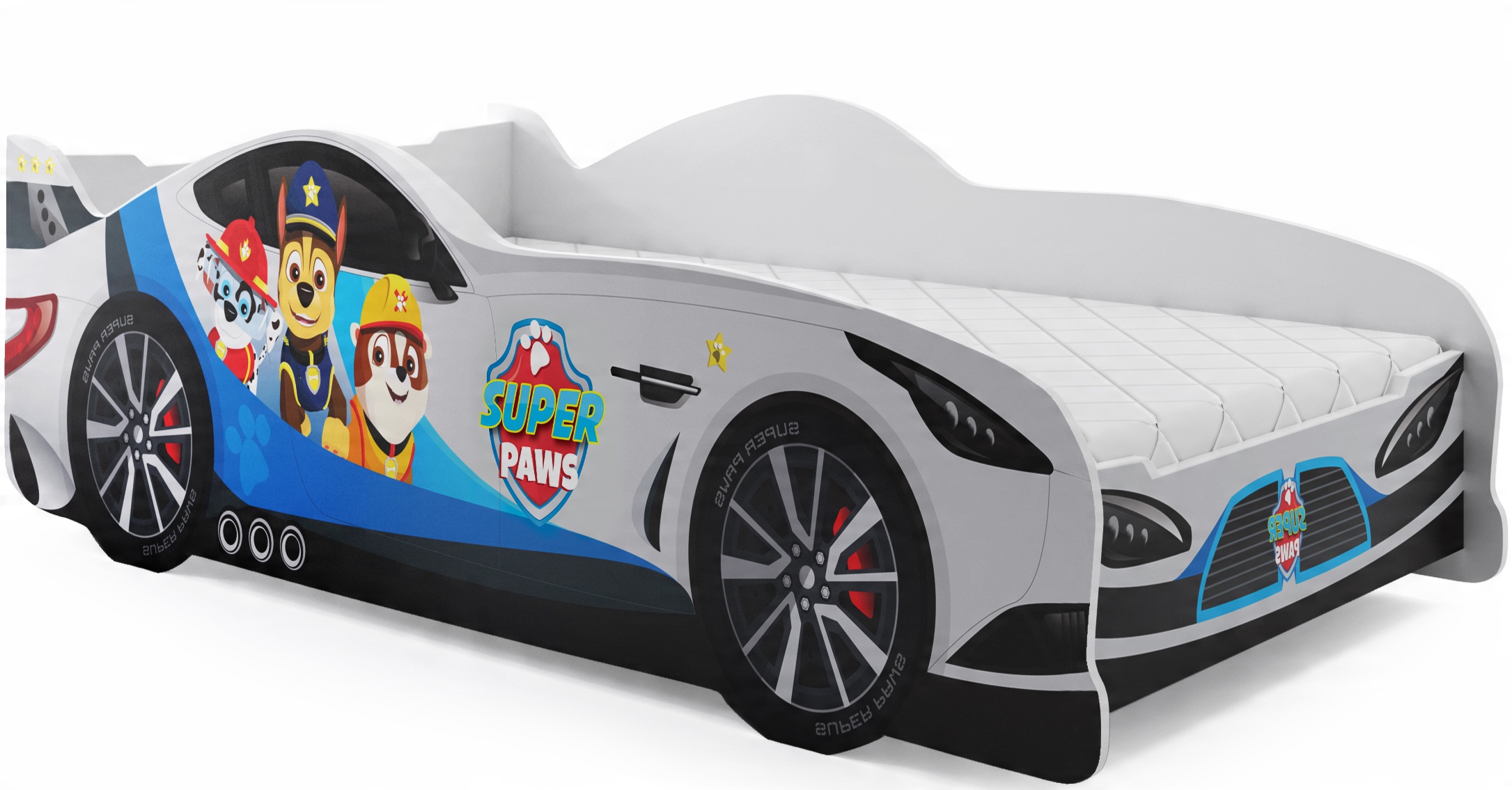 

Łóżko samochód 160x80 dziecięce auto Cars +Materac