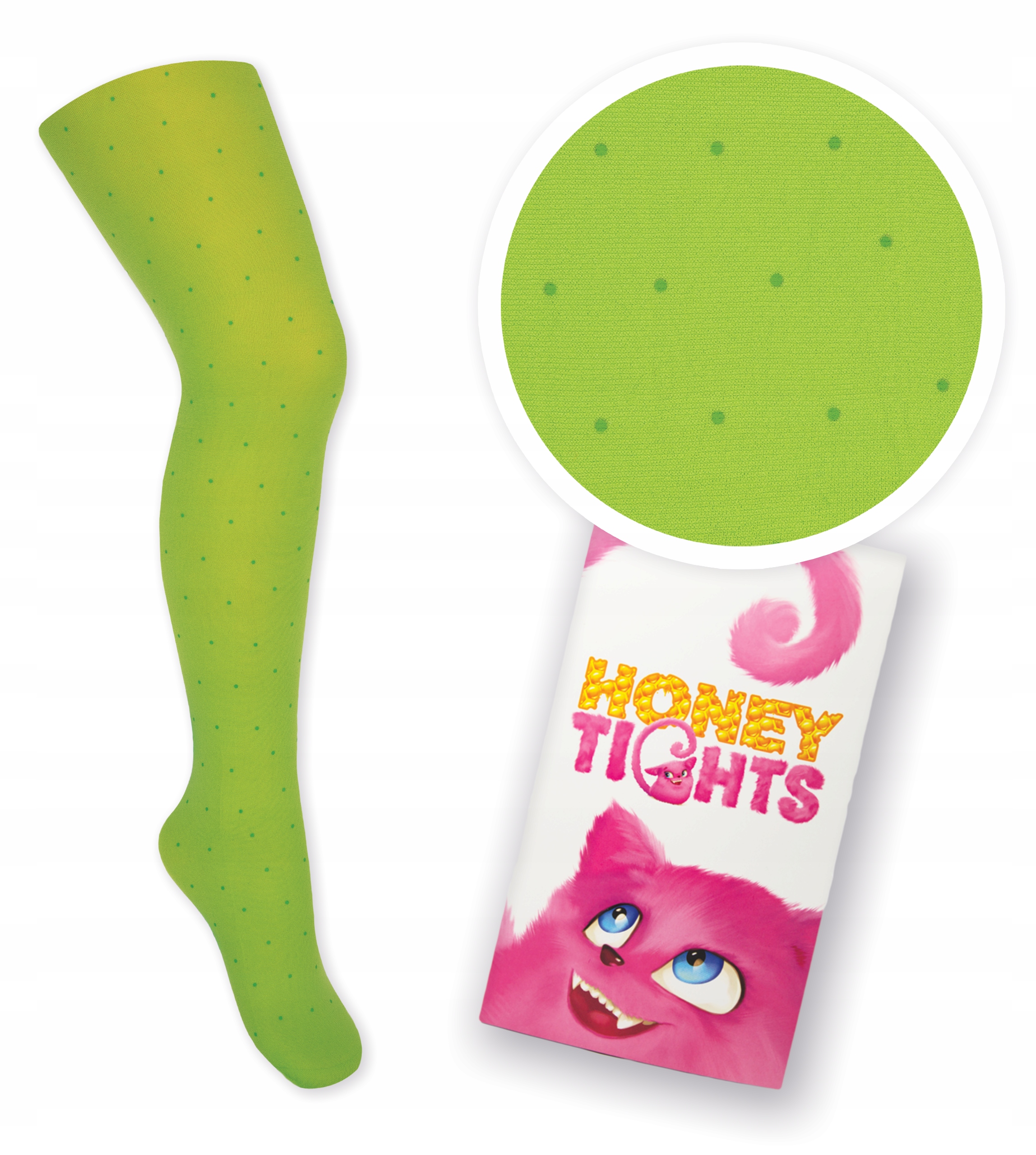 

Włoskie Rajstopy Dziecięce Honey Tights Nadruki 80