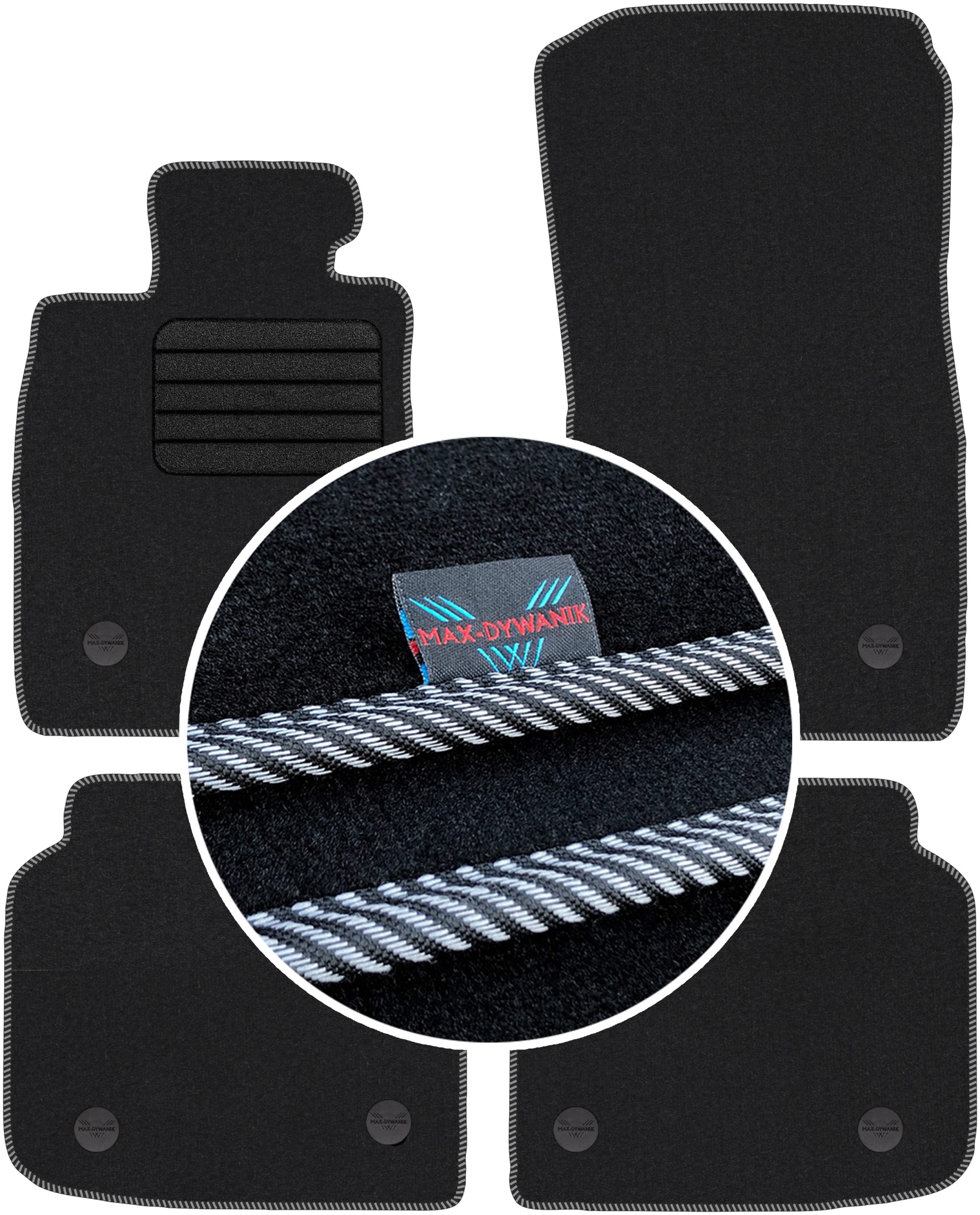 Bmw řady 7 F02 Long 2008-2015 Autokoberce Koberce do auta