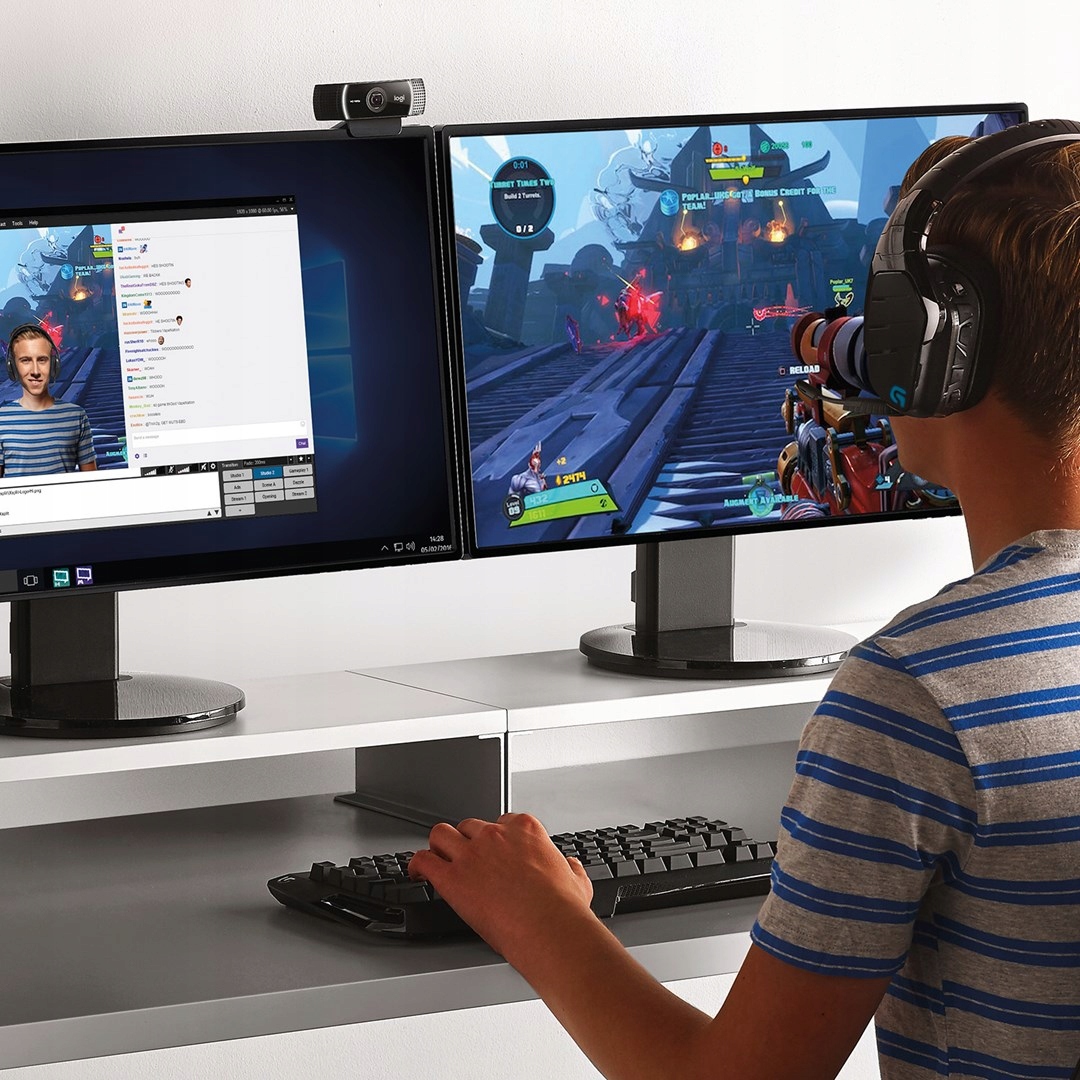 Kamera internetowa Logitech C922 960-001088 Wbudowany mikrofon Tak