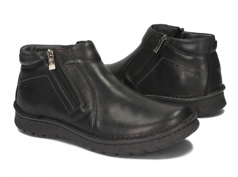 BUTY ZIMOWE MĘSKIE SUWAK OCIEPLANE 130 CZARNY 44 Kolekcja JESIEŃ ZIMA