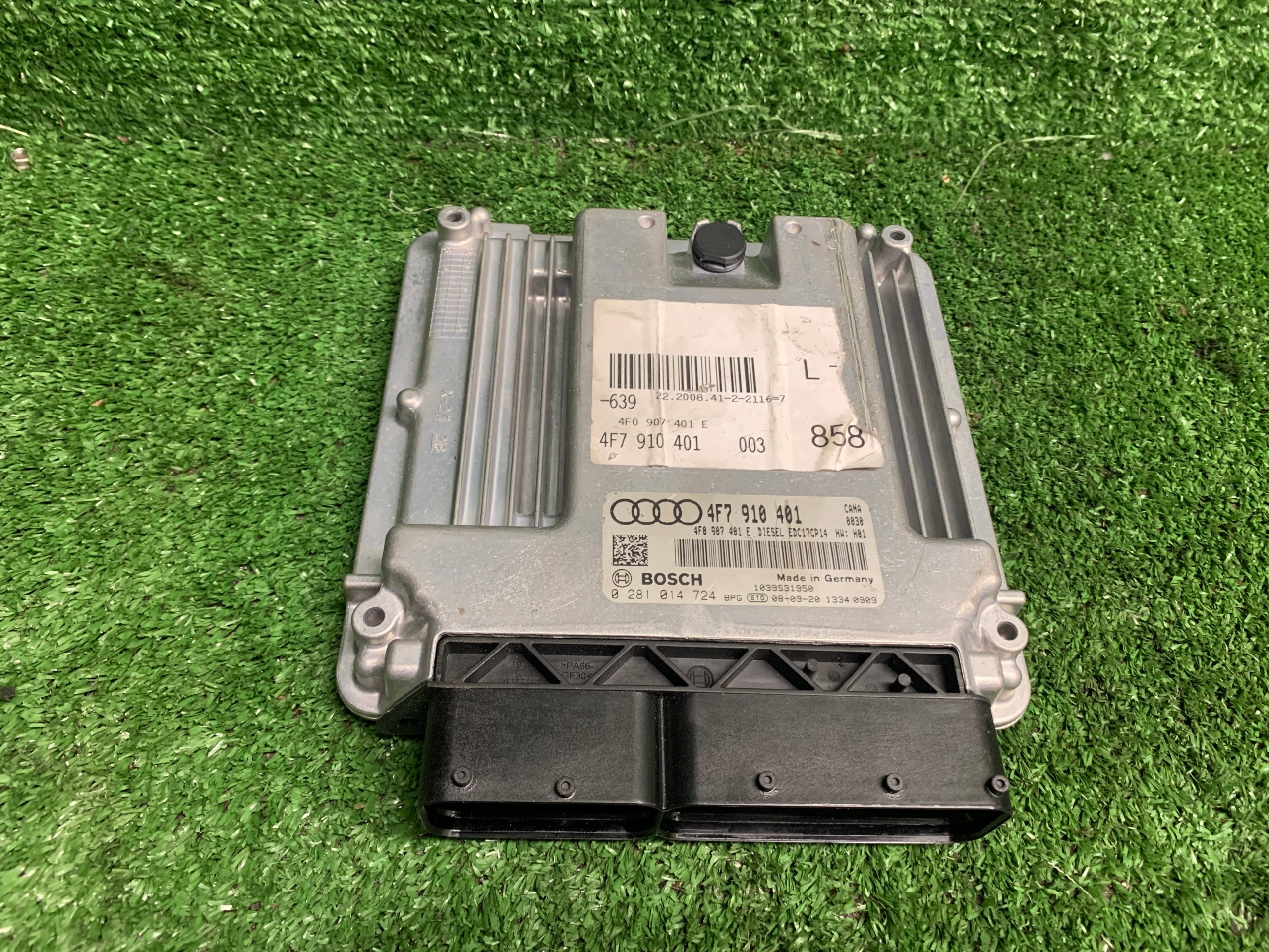 AUDI A6 C6 2.7 TDI computer control unit of the engine 4F7910401