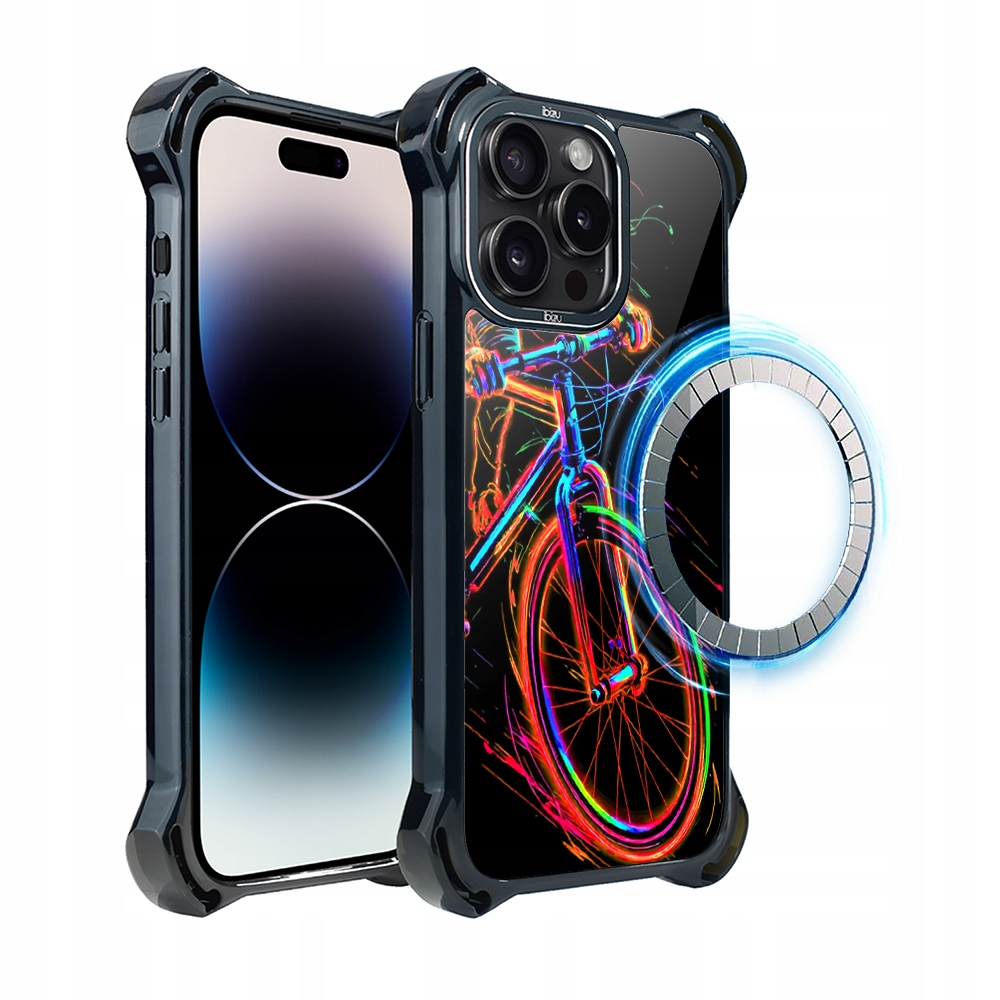 Pouzdro pro iPhone 14 Pro Max Ibizu DropGuard Ultra s MagSafe, na kolo