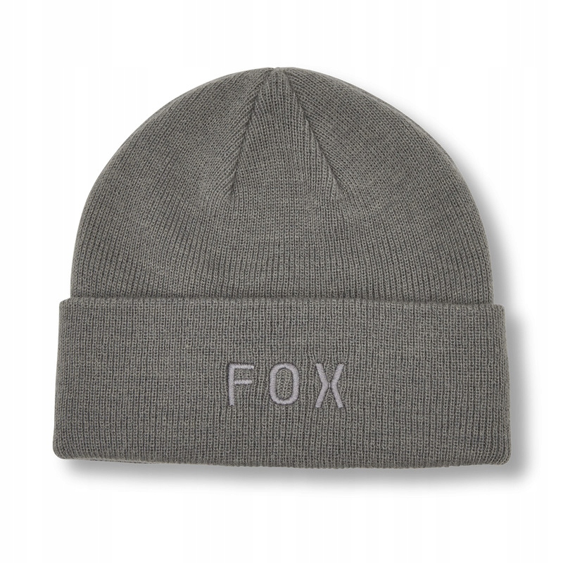 Čepice Fox Wordmark Beanie Pewter Os