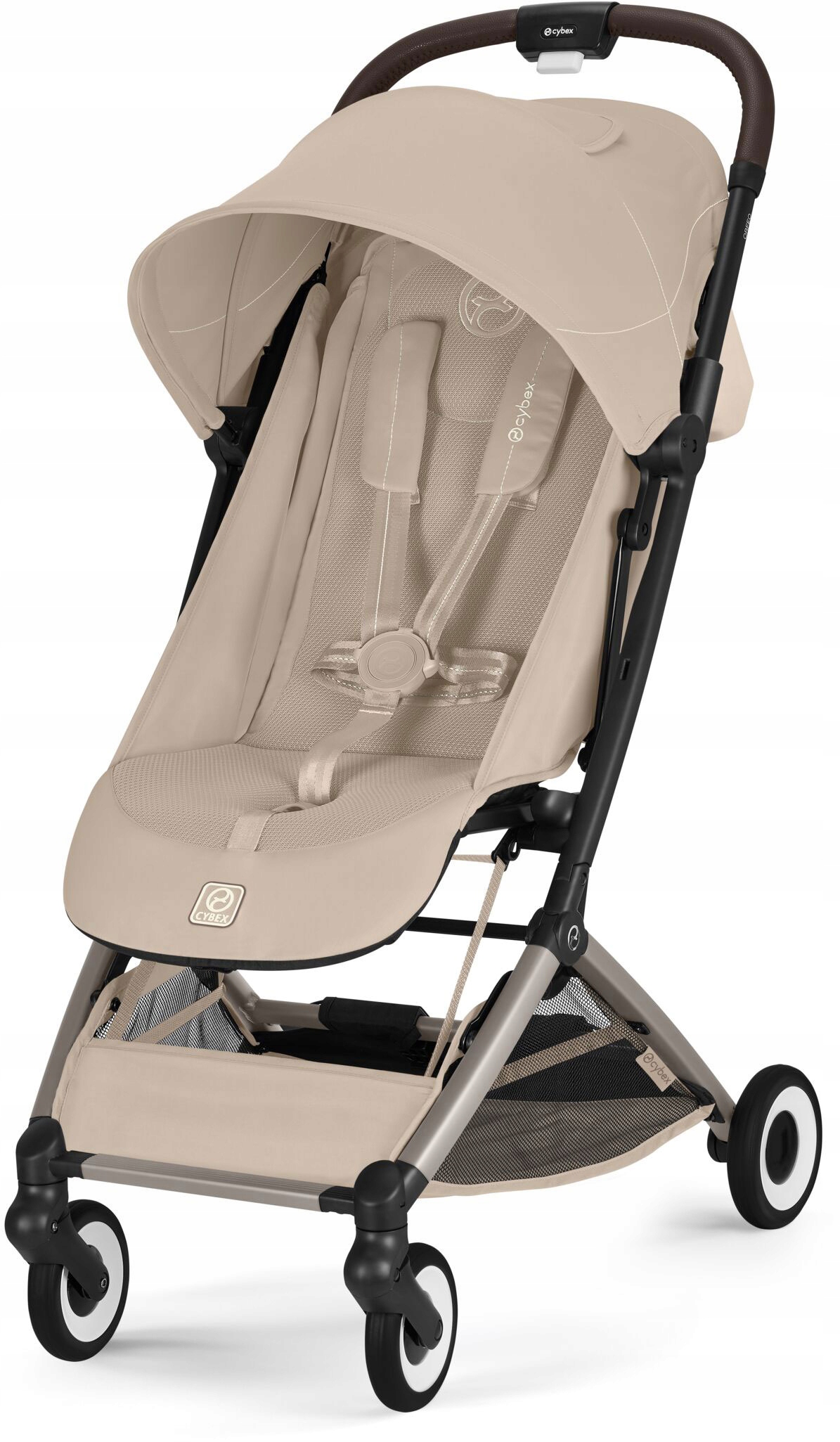 Cybex Orfeo lekki wózek spacerowy miejski do samolotu Tpe Almond Beige