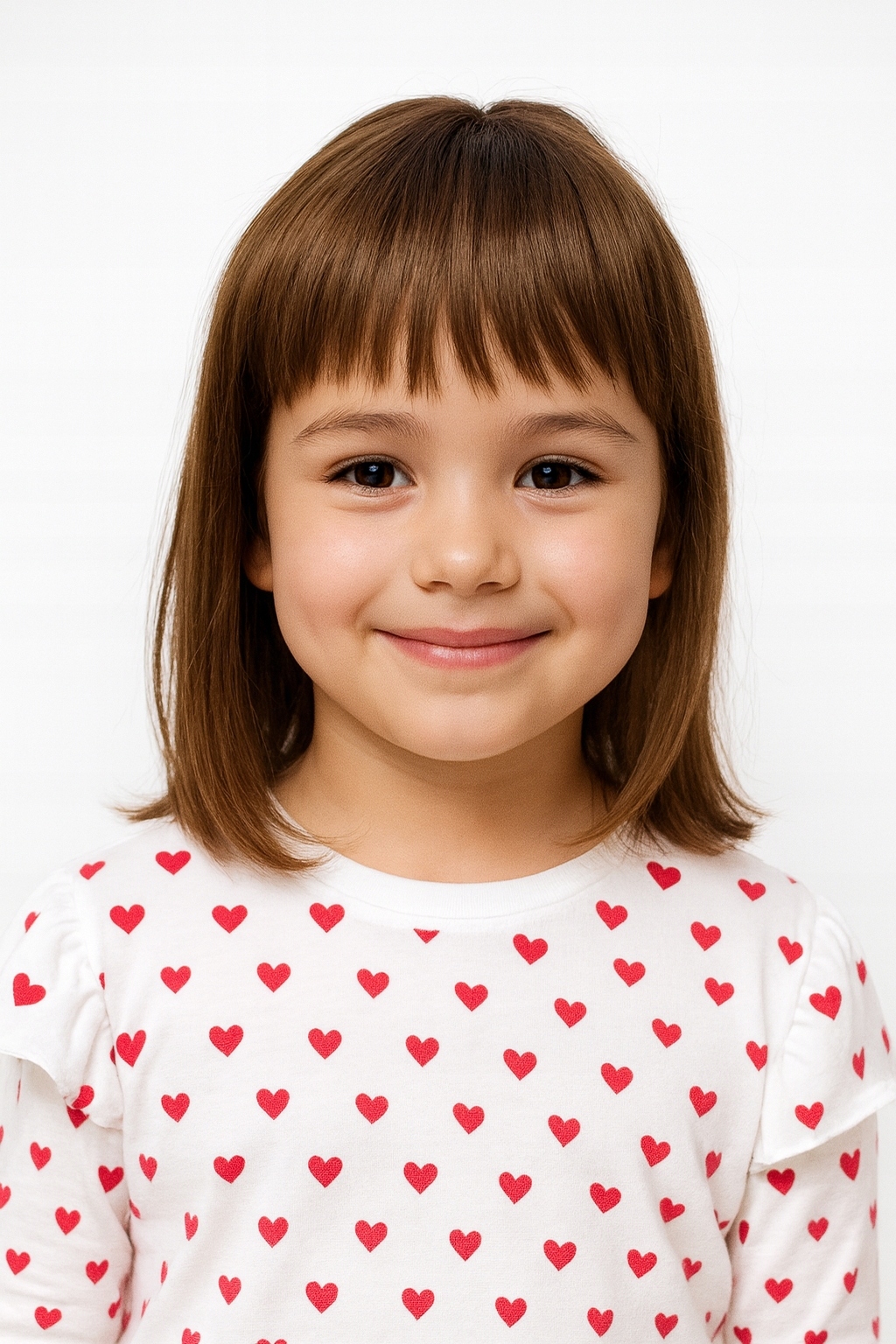 Paruka bob s ofinou na mikrokůži dětská Konvalinka Neessaja wigs shop