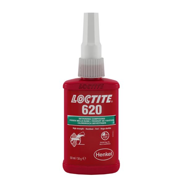 

Klej Loctite 620 50ml do mocowania, wysokie temp
