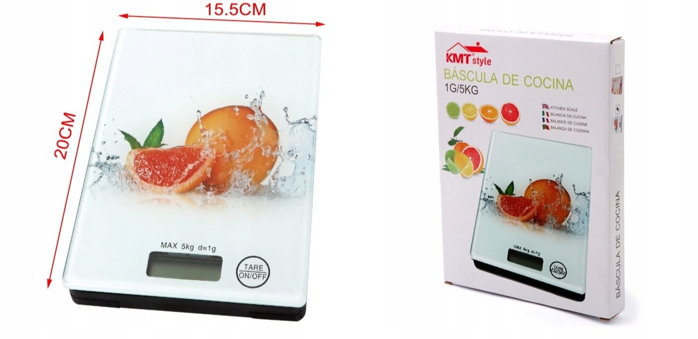 

Elektroniczna Waga Kuchenna 1G/5KG