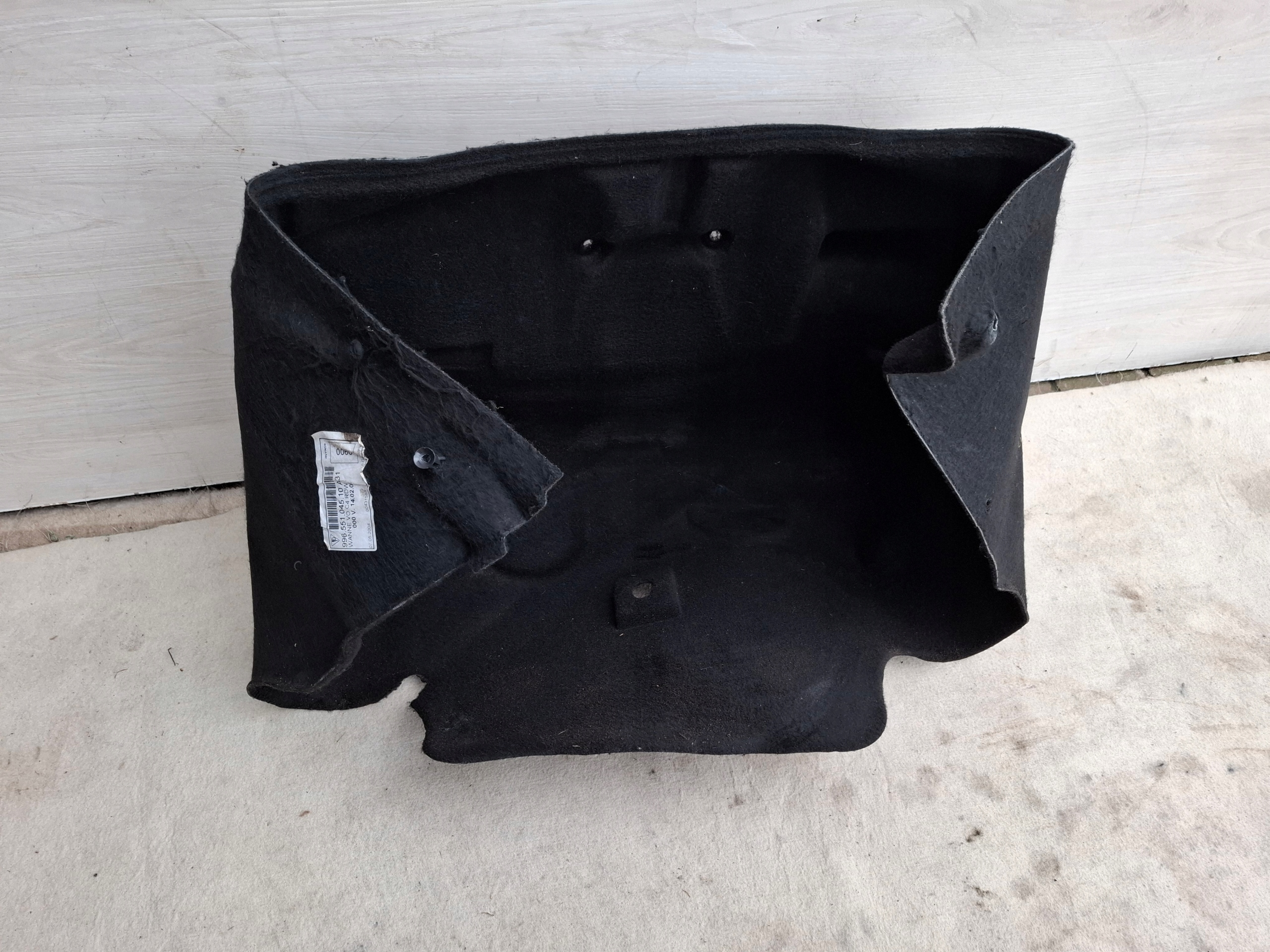 Porsche 911 996 2004 mats boot