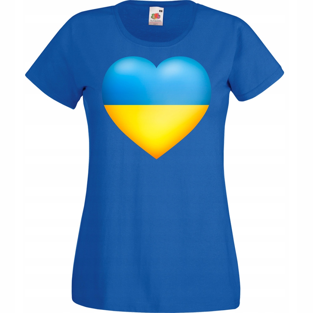 

Koszulka Ukraina Ukraine flaga M niebieska