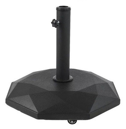 STOJAK PODSTAWA POD PARASOL OGRODOWY CZARNA Stan opakowania oryginalne