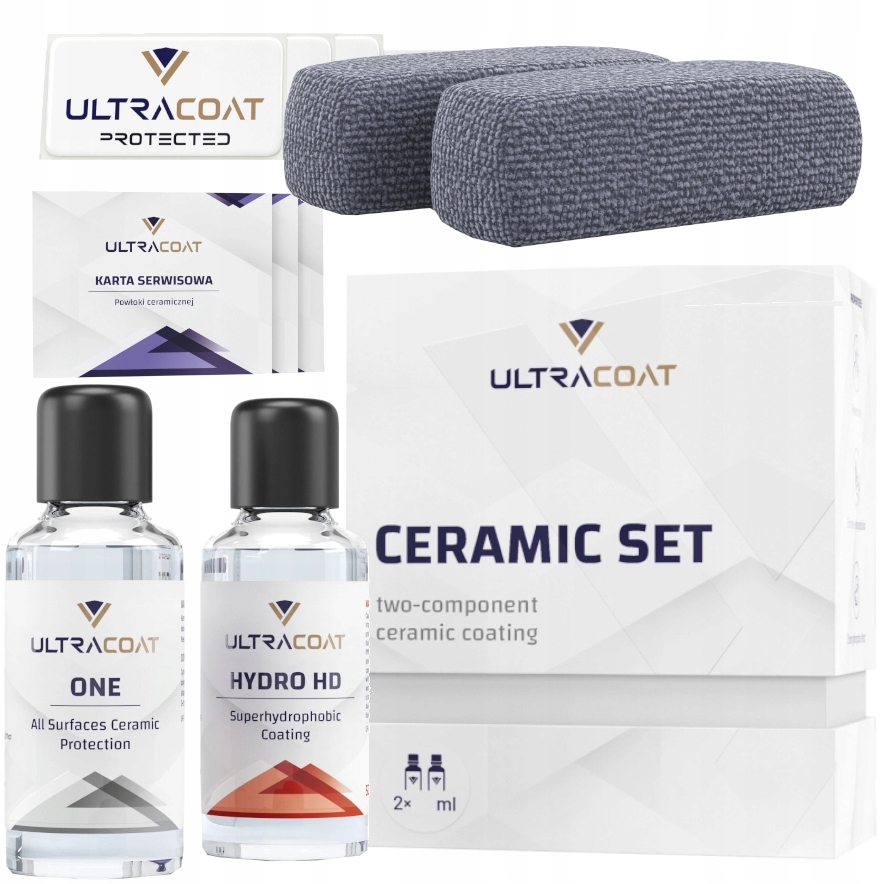 Ultracoat Ceramic Set Powłoka One + Hydro HD 50ml