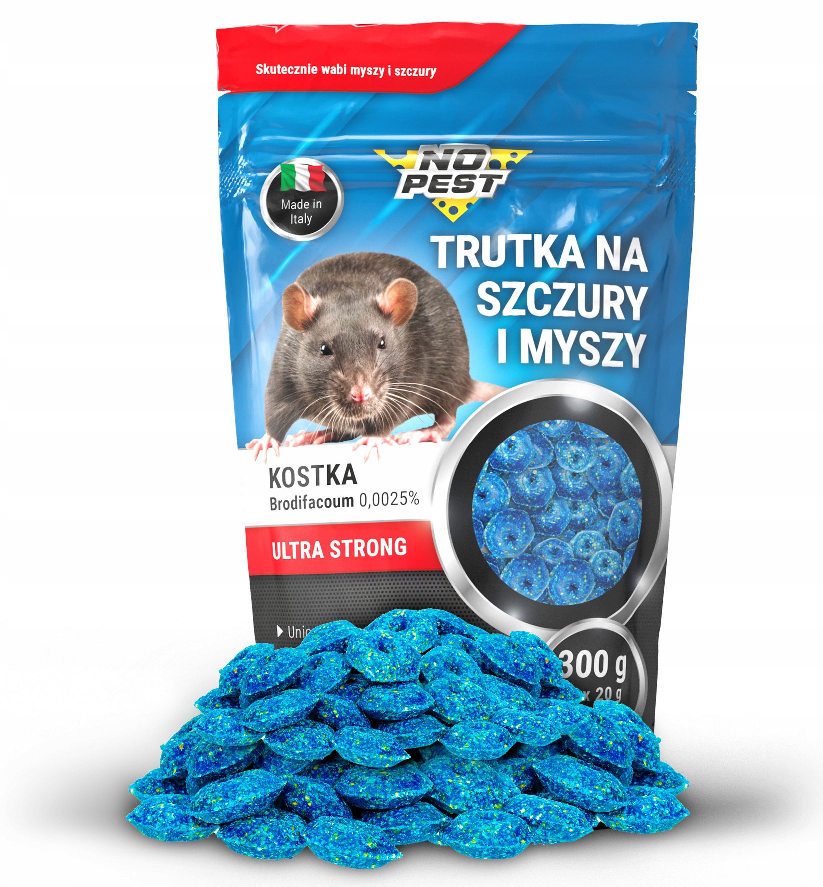 

Trutka Na Myszy Szczury Kostka No Pest 300G