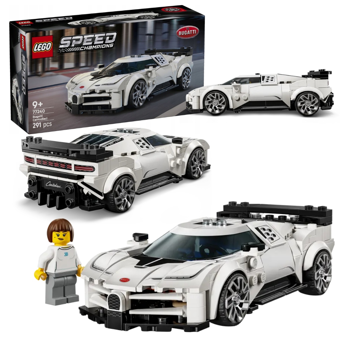 Lego Speed Champions 77240 Hyperauto Bugatti Centodieci AutíčkoDárek
