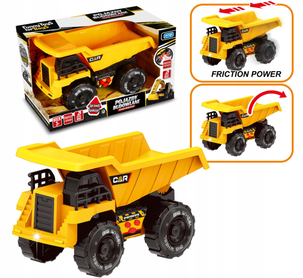 AUTO BUDOWLANE WYWROTKA ARTYK ŚW/DŹW NAPĘD