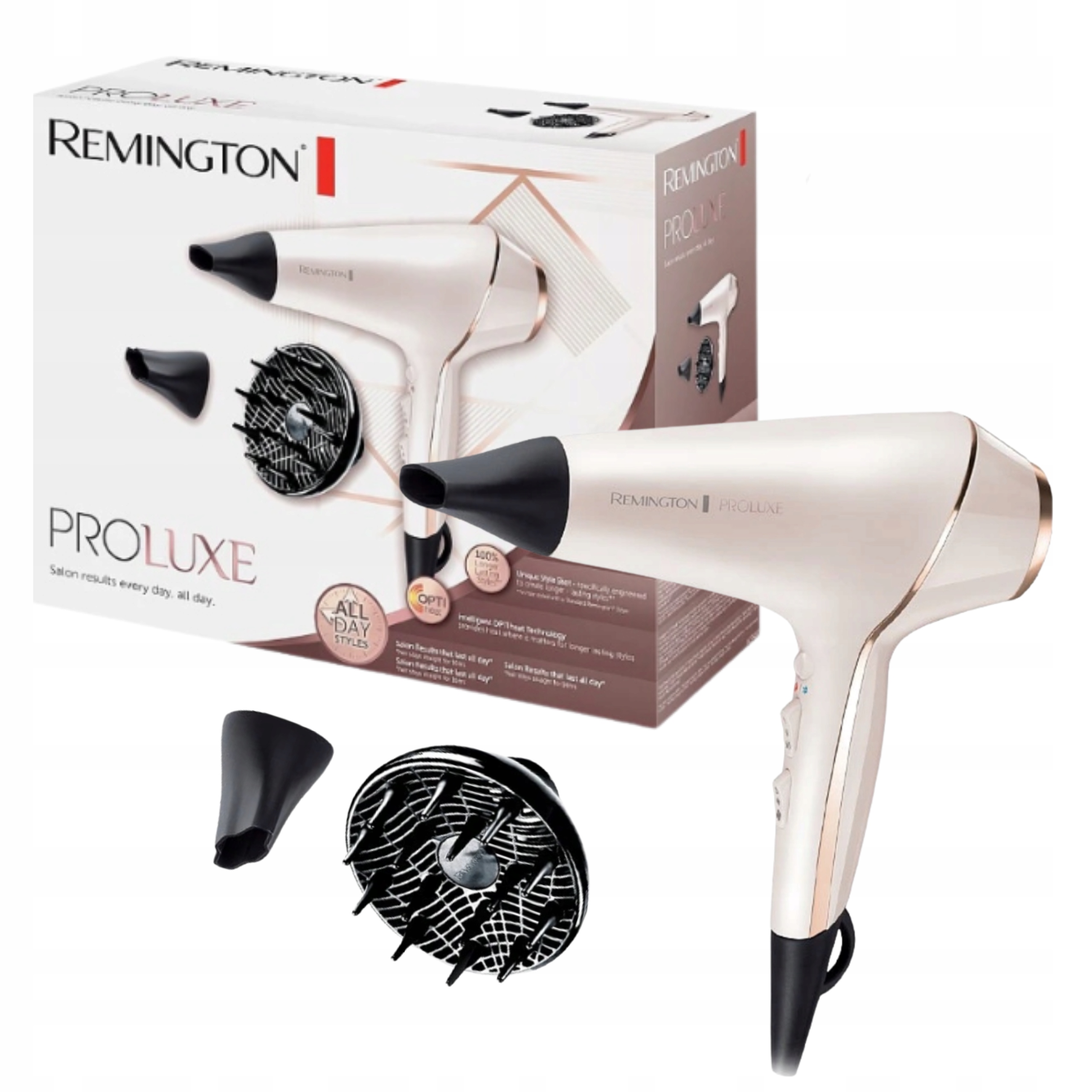 Suszarka do włosów Remington AC9140 proluxe jonizacja 2400W zimne powietrze