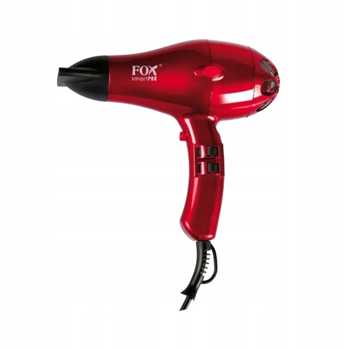 Fox Smart – vysoušeč vlasů 2100 W, barva červená
