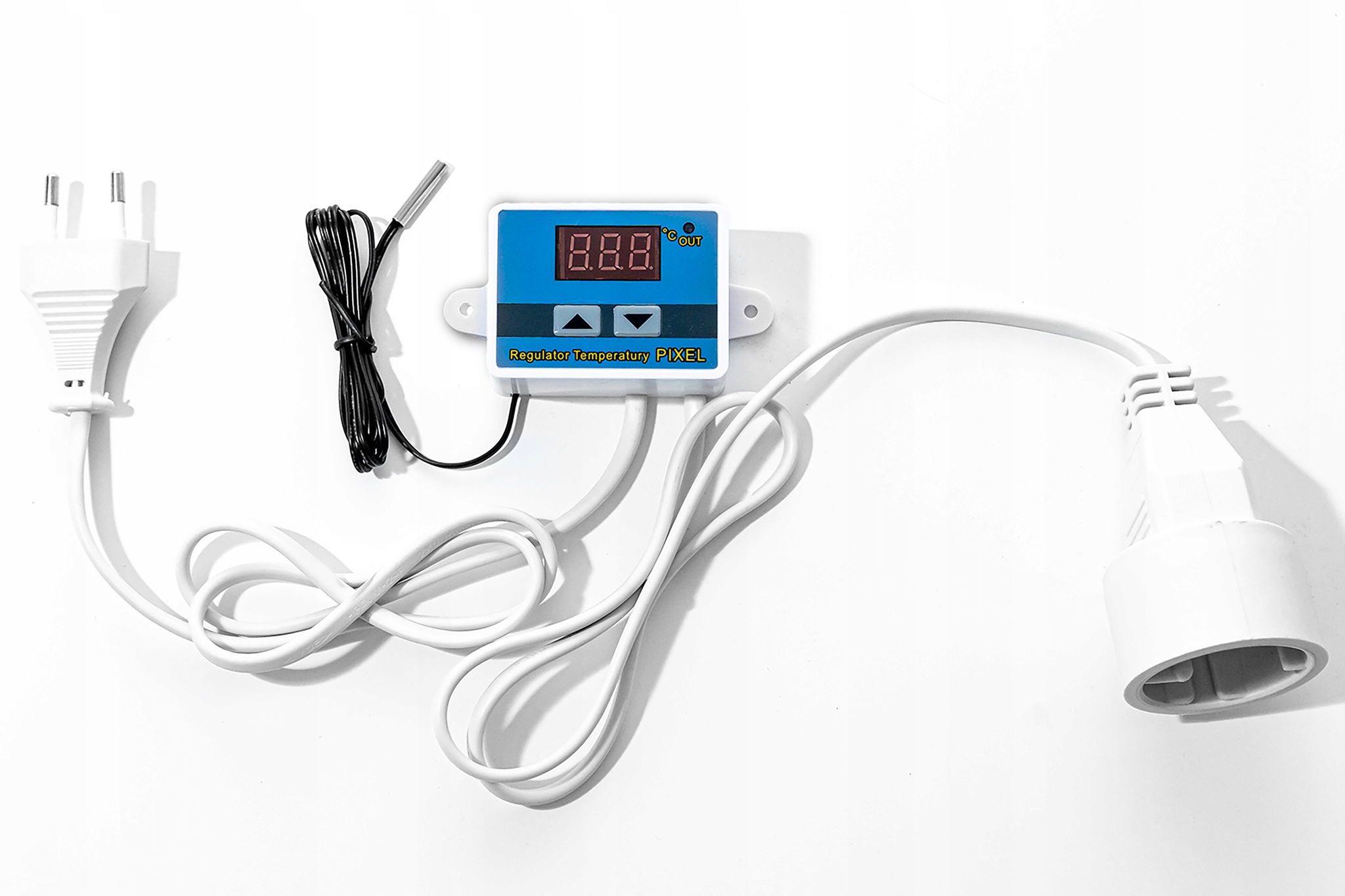 STEROWNIK ELEKTRONICZNY TERMOSTAT CYF REGULATOR TEMPERATURY z GNIAZDEM 230V Kod producenta H2307