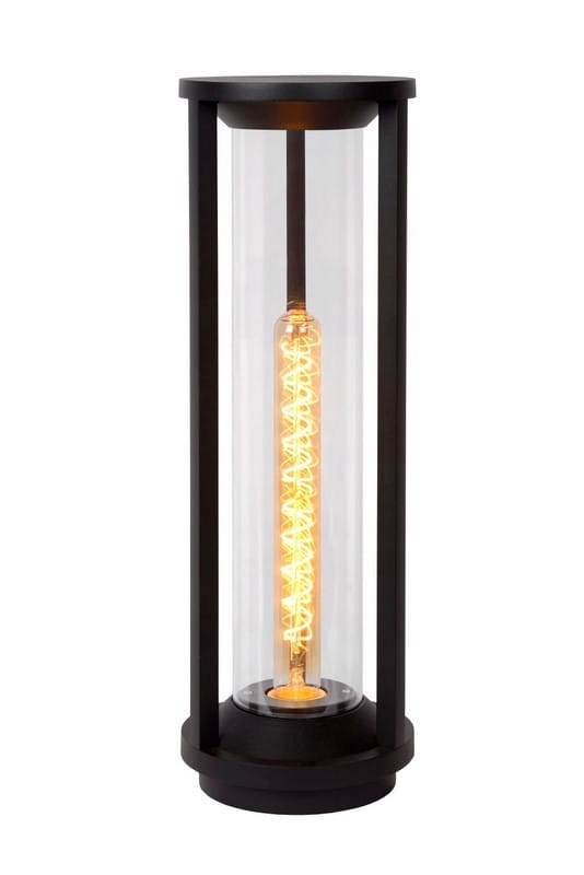 Lucide Cadix Stojaca záhradná lampa IP65 E27 60W hliníková čierna