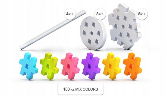 Klocki Meli BASIC Constructor 200 polskie klocki Bohater brak