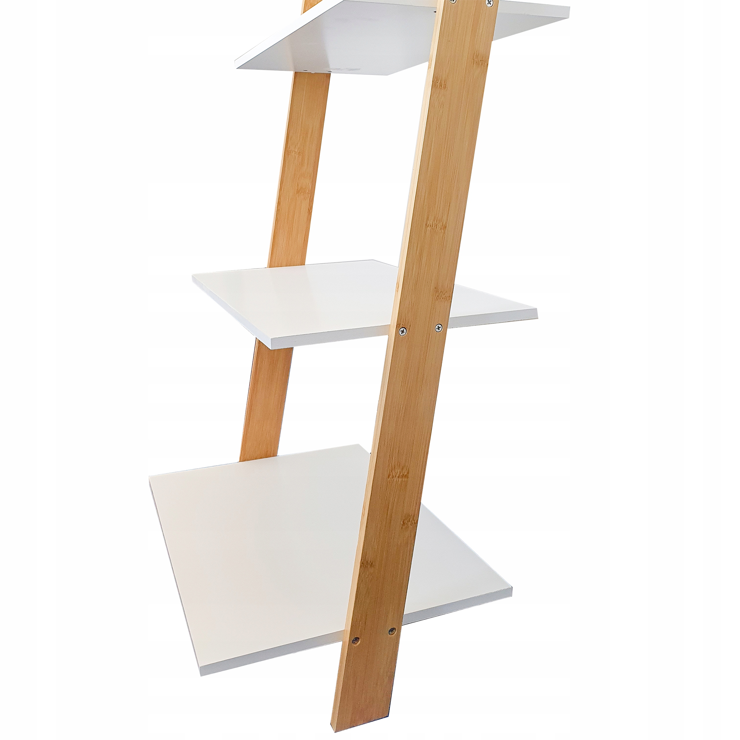 Regał drabina półki szafka bambusowa xxl Głębokość mebla 13 cm