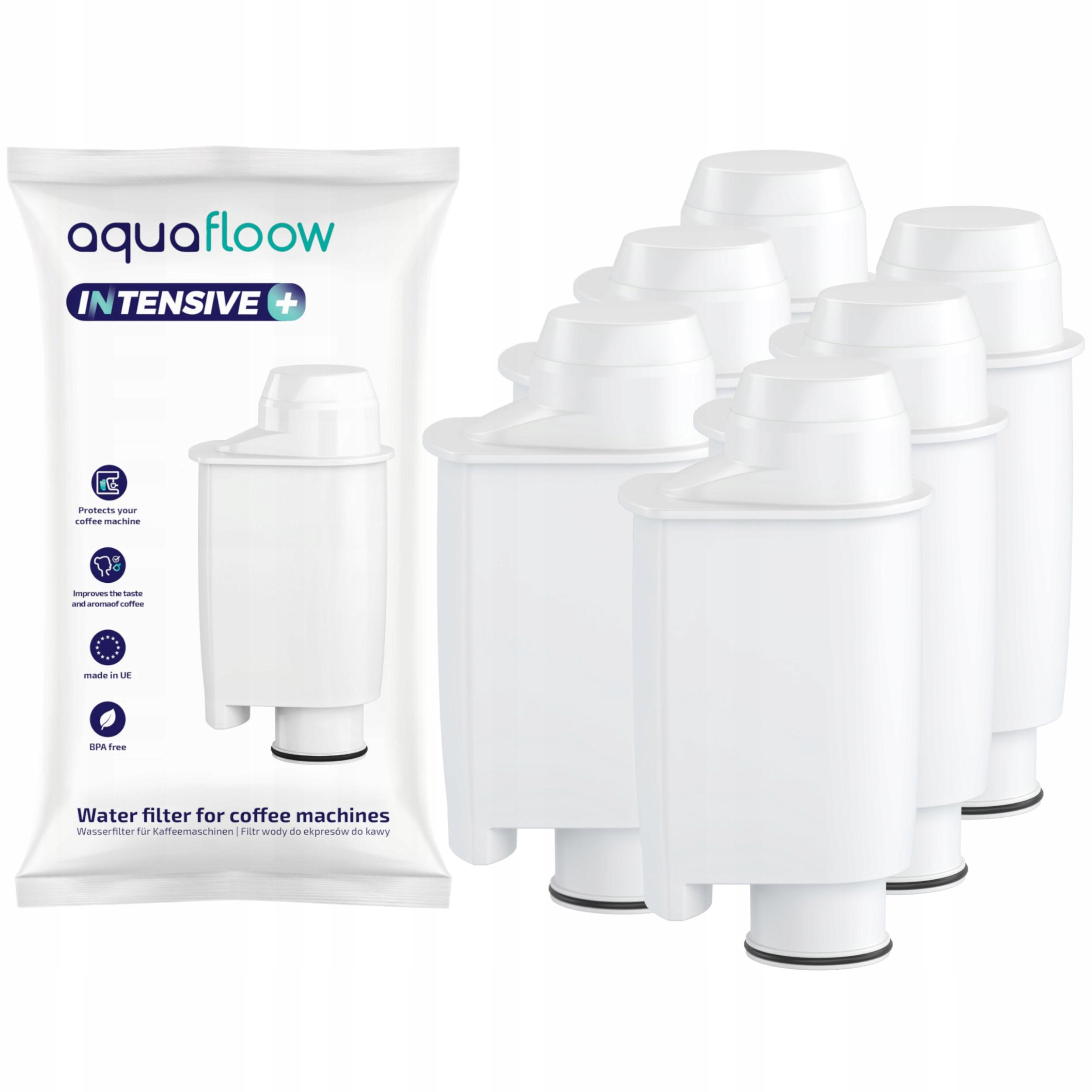 6x filtr do wody AquaFloow Intensive+ do ekspresu Saeco Incanto Xelsis