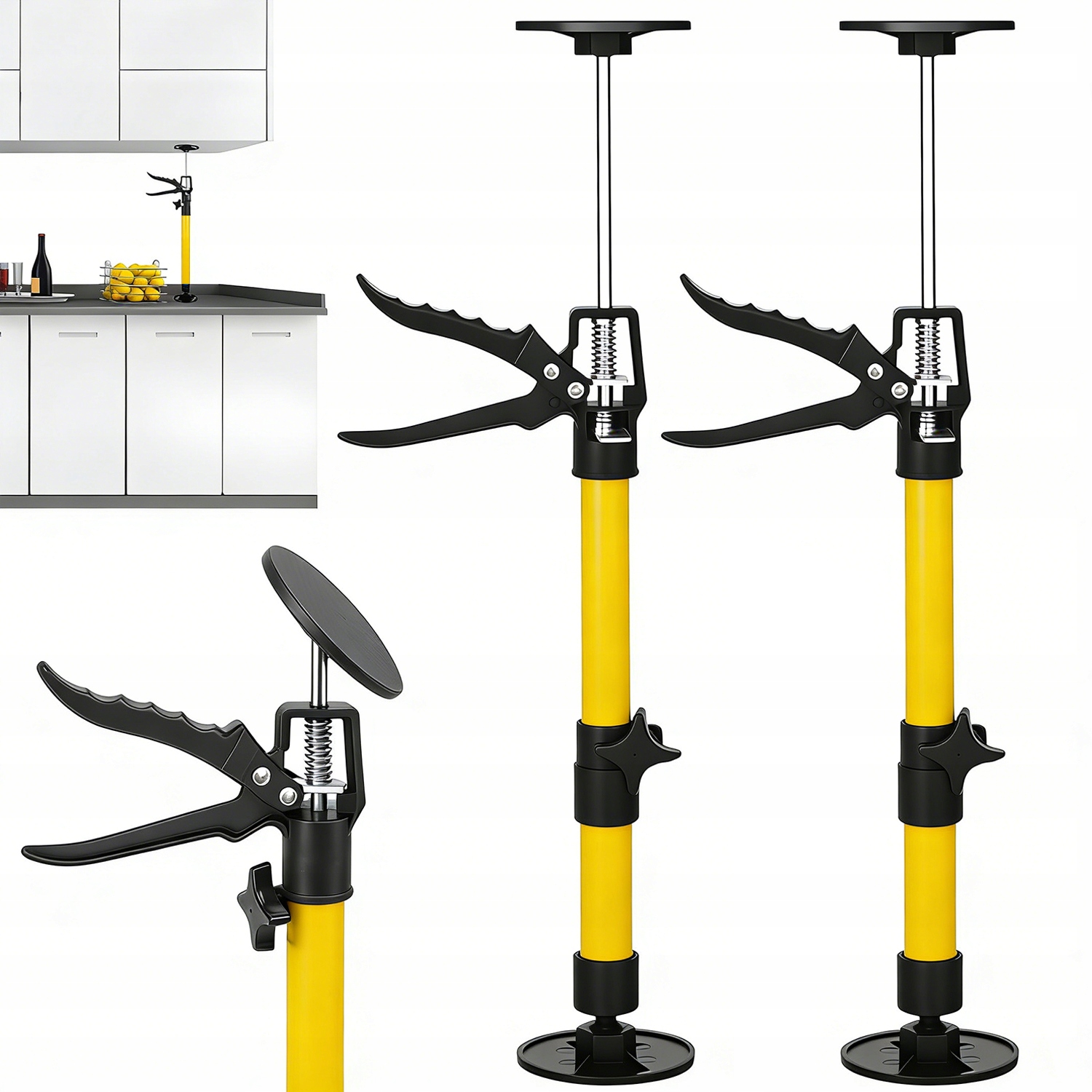 2 Ks 115 – 290 CM Rozpěrná Teleskopická Montážní Rozpěrka Multifunkční