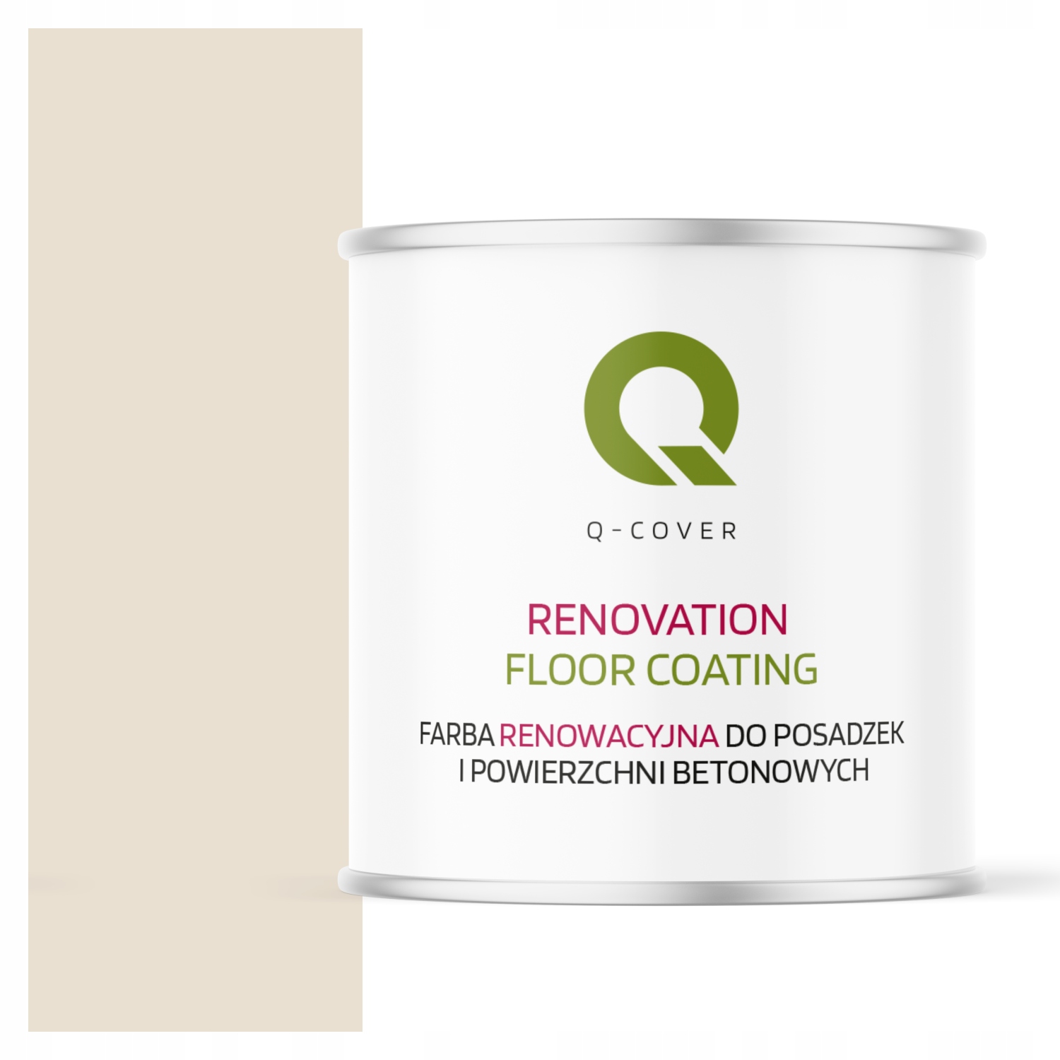 Farba Na Renováciu Betónových Podláh Garáž Krémová Ral 9001 Polomatná 2,5 L