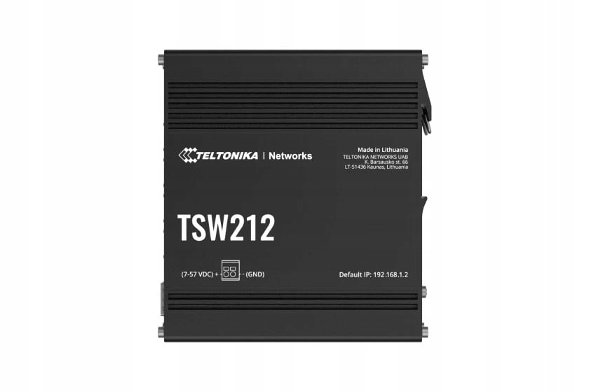 Teltonika TSW212 L2 Managed Switch 8x 10/100/1000, 2 Sfp Porty