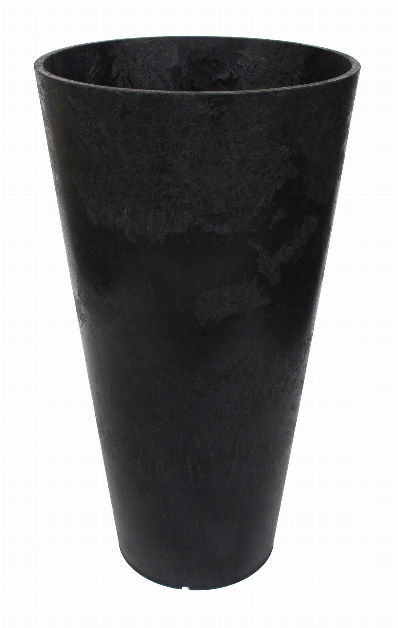 Duża donica ogrodowa Concerto 50 cm okrągła czarna