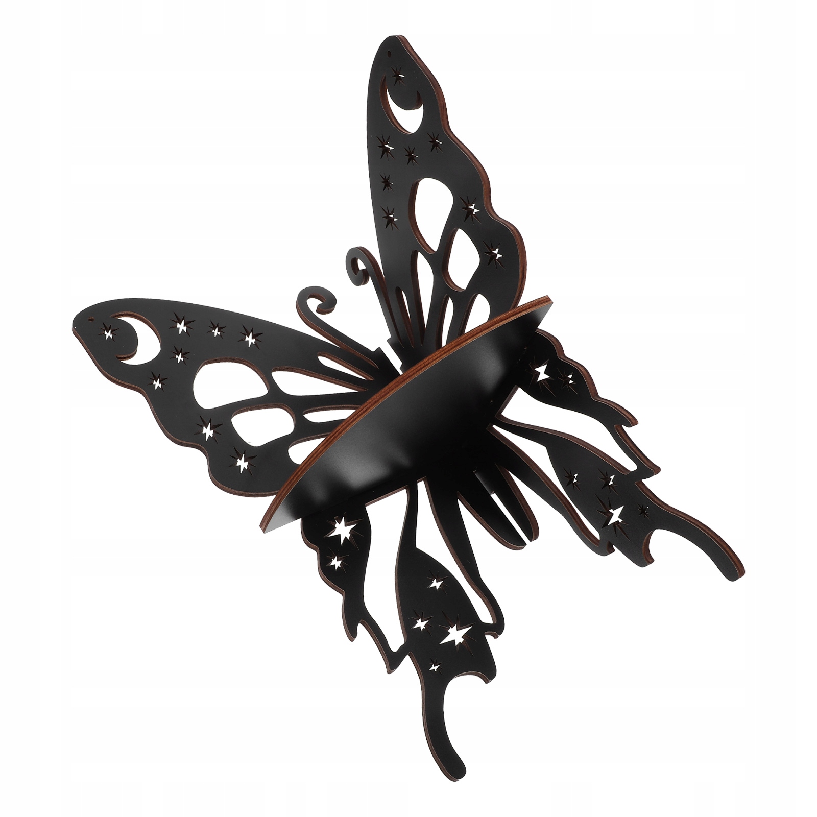 PÓŁKA NAROŻNA W KSZTAŁCIE MOTYLA NAROŻNA PÓŁKA ŚCIENNA Marka bez marki