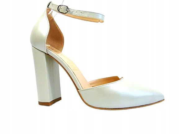 Dámské lodičky Sala 37 seledinové, nádherné sandály se zapínáním na podpatku Bu