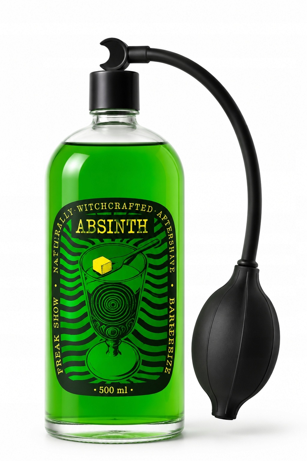Sada Pan Drwal – voda po holení Freak Show Absinth 500 ml a pumpička s atomizér