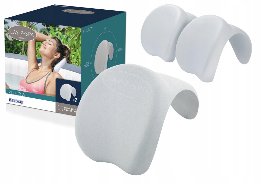 Sada 2 Polštáře pod hlavu pro vířivku Lay-Z-Spa Bestway