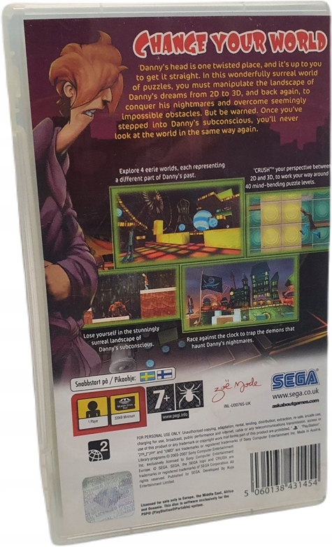 PSP gra CRUSH Tematyka przygodowe