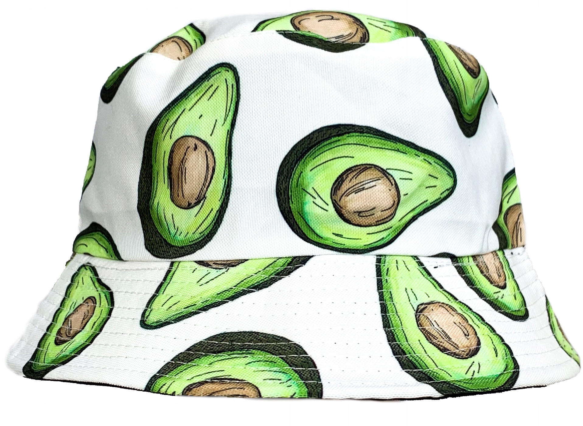 

Czapka letnia bucket hat kapelusik w owoce awokado