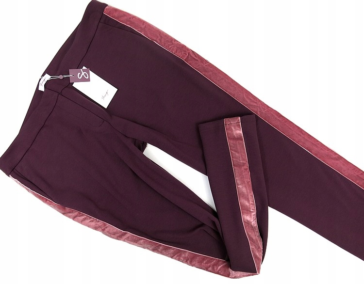 V534 SHEEGO spodnie dresy plus size 44