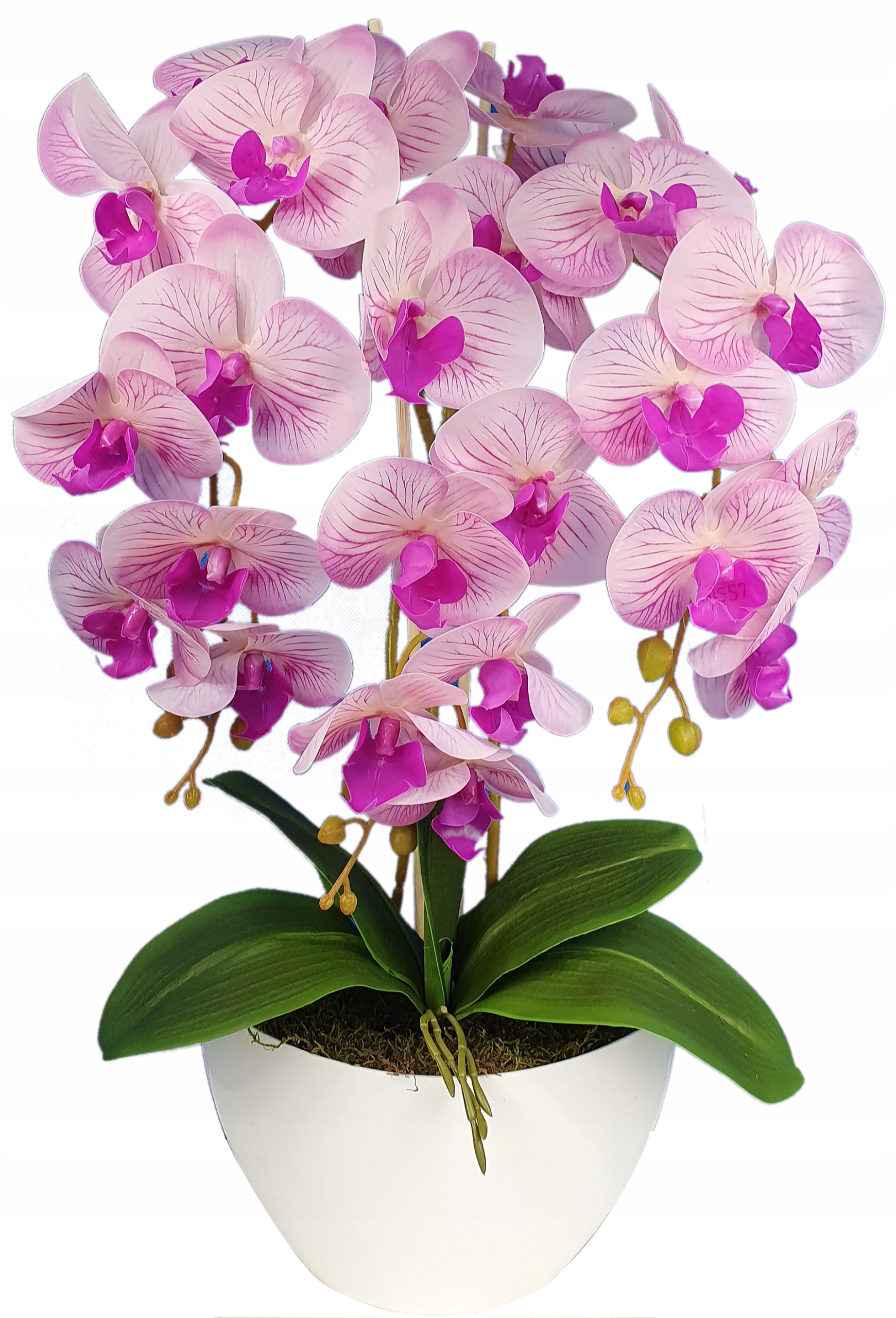 

Storczyk Sztuczny Kwiaty Orchidea 3P guma jak żywy
