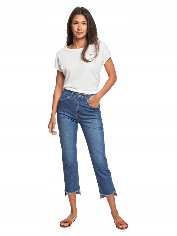 Kalhoty Roxy Sweetydamské džínové rovné nohavice 7/8 W26